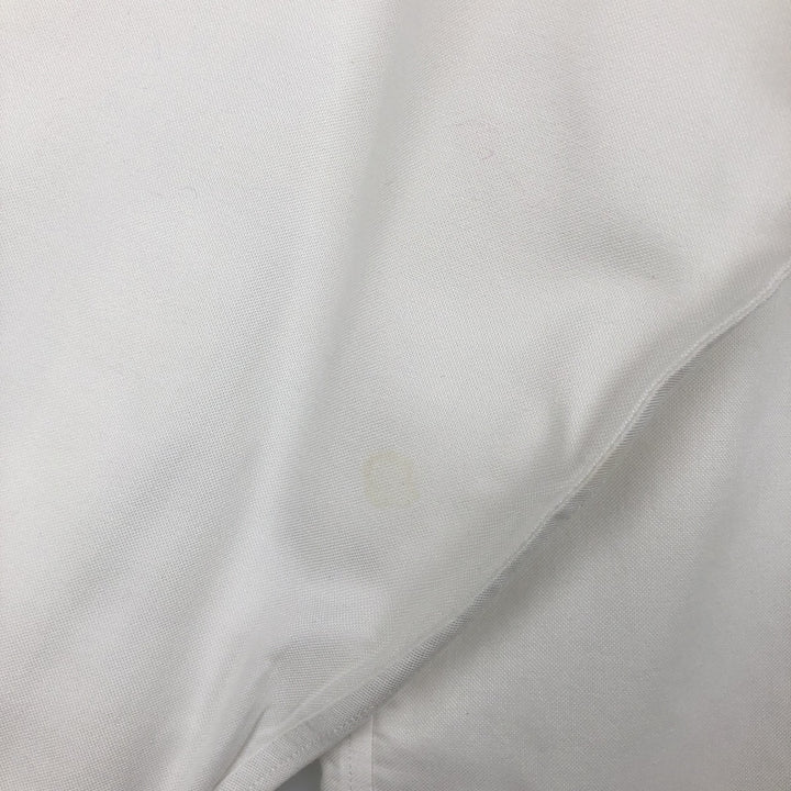 Brooks Brothers Est.1818 Traditional Fit Long-Sleeve Button-Down Shirt, Men's Size L (approx.) Supima Cotton white type Vintage Second Hand
