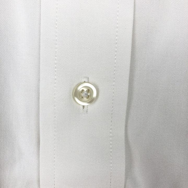 Brooks Brothers Est.1818 REGENT Long Sleeve Cotton Shirt, Men's Size L Supima Cotton white type Vintage Second Hand