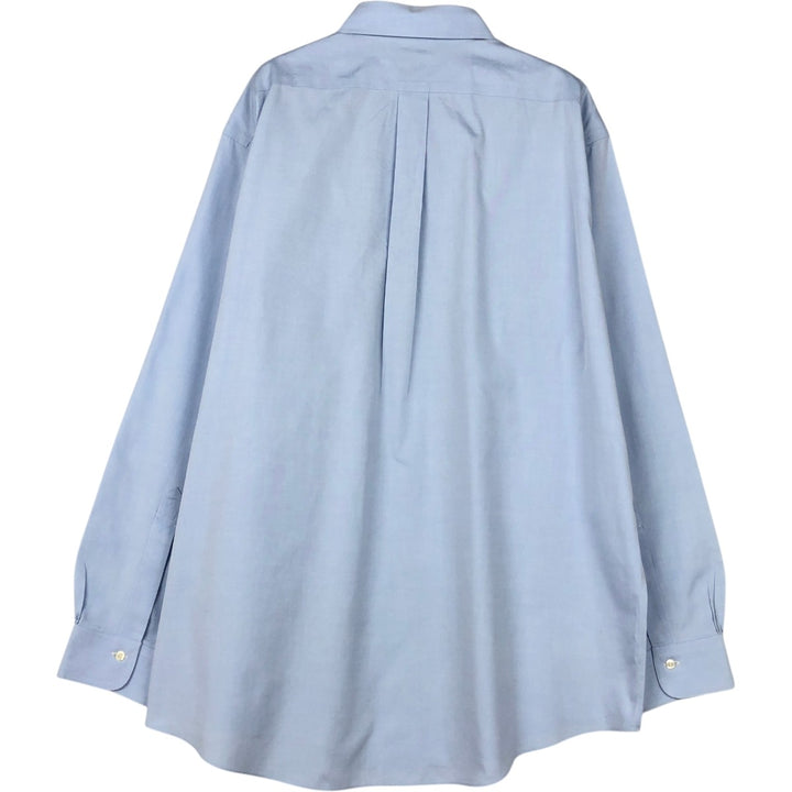 Brooks Brothers Est.1818 MADISON Long Sleeve Button Down Shirt, Men's XL Supima Cotton Blue type light blue Vintage Second Hand
