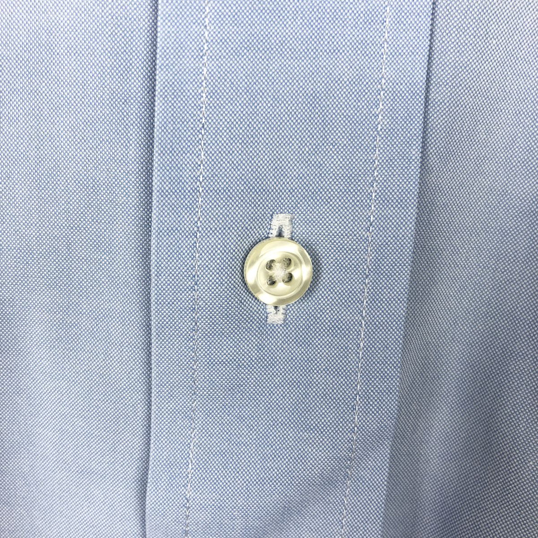 Brooks Brothers Est.1818 MADISON Long Sleeve Button Down Shirt, Men's XL Supima Cotton Blue type light blue Vintage Second Hand