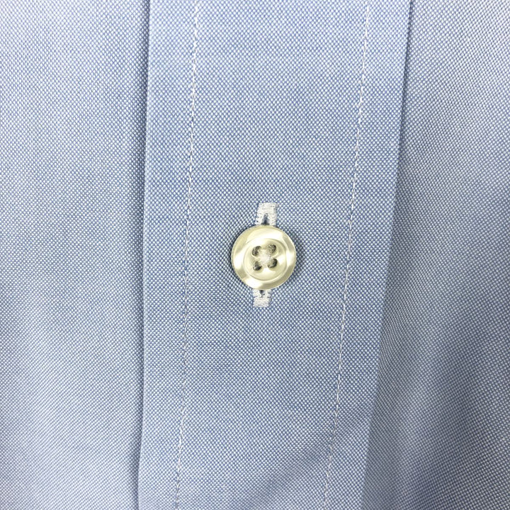 Brooks Brothers Est.1818 MADISON Long Sleeve Button Down Shirt, Men's XL Supima Cotton Blue type light blue Vintage Second Hand