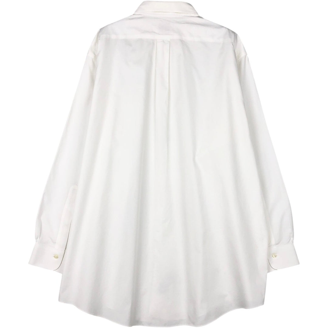 Brooks Brothers Est.1818 MADISON Long Sleeve Button Down Shirt, Men's XL Supima Cotton white type Vintage Second Hand