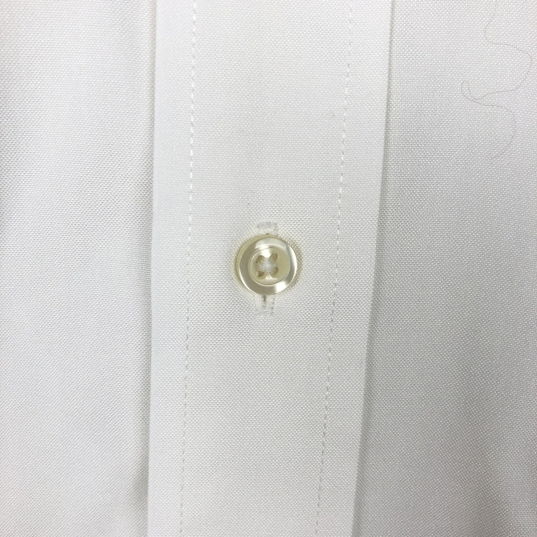 Brooks Brothers Est.1818 MADISON Long Sleeve Button Down Shirt, Men's XL Supima Cotton white type Vintage Second Hand