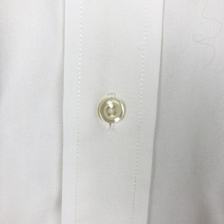 Brooks Brothers Est.1818 MADISON Long Sleeve Button Down Shirt, Men's XL Supima Cotton white type Vintage Second Hand