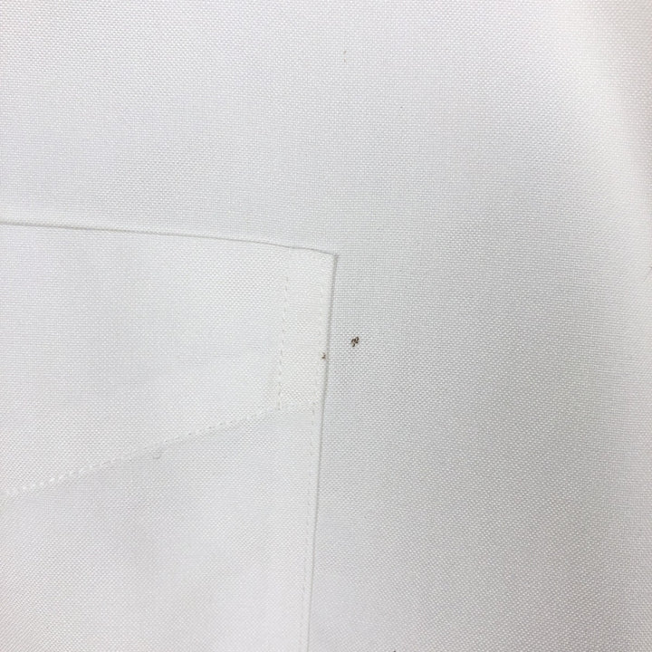 Brooks Brothers Est.1818 MADISON Long Sleeve Button Down Shirt, Men's XL Supima Cotton white type Vintage Second Hand