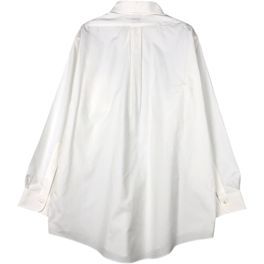 Brooks Brothers Est.1818 Traditional Fit Long-Sleeve Button-Down Shirt, Men's Size L (approx.) cotton white type Vintage Second Hand