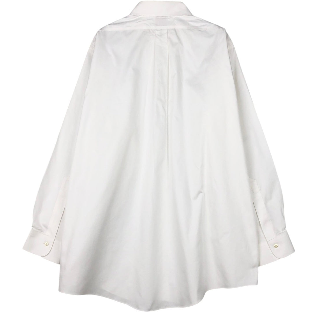 Brooks Brothers Est.1818 Traditional Fit Long-Sleeve Button-Down Shirt, Men's Size XL (approx.) Supima Cotton white type Vintage Second Hand