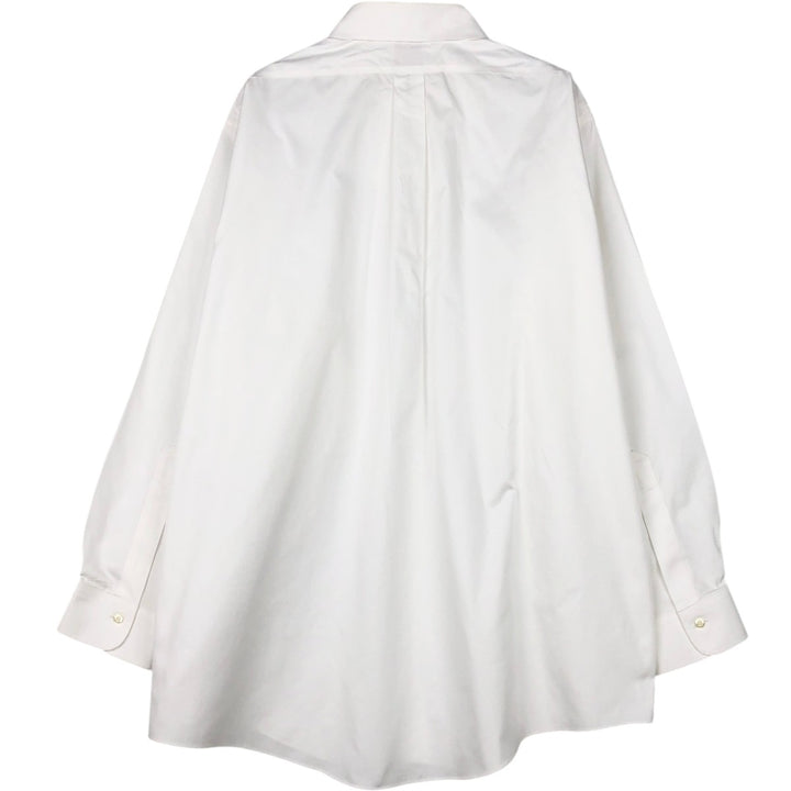 Brooks Brothers Est.1818 Traditional Fit Long-Sleeve Button-Down Shirt, Men's Size XL (approx.) Supima Cotton white type Vintage Second Hand
