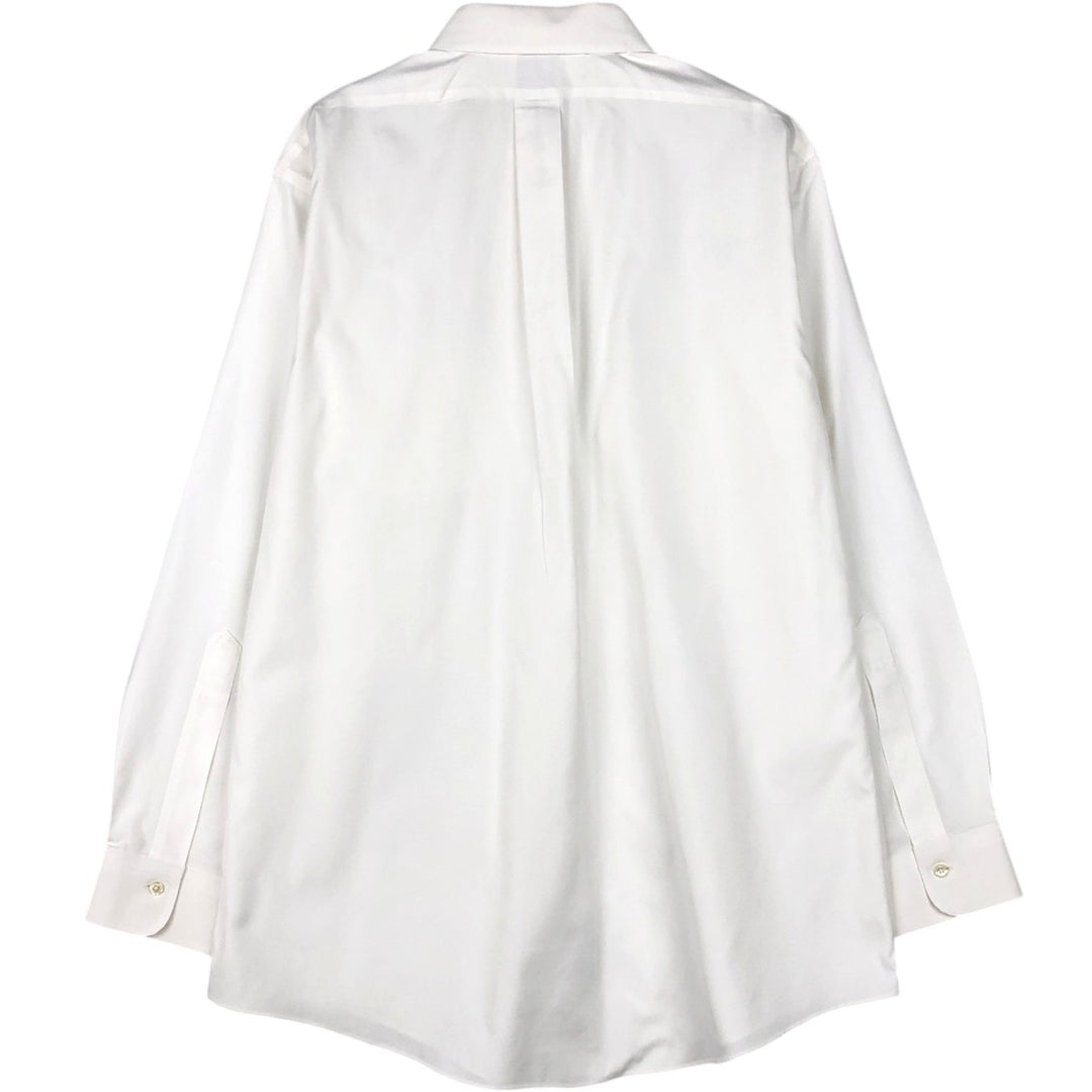 Brooks Brothers Est.1818 CLASSIC long sleeve cotton shirt, men's size L Supima Cotton white type Vintage Second Hand