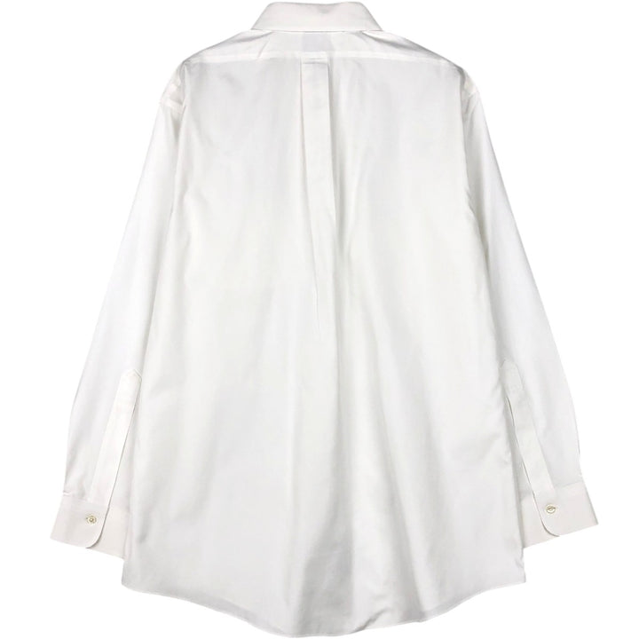 Brooks Brothers Est.1818 CLASSIC long sleeve cotton shirt, men's size L Supima Cotton white type Vintage Second Hand