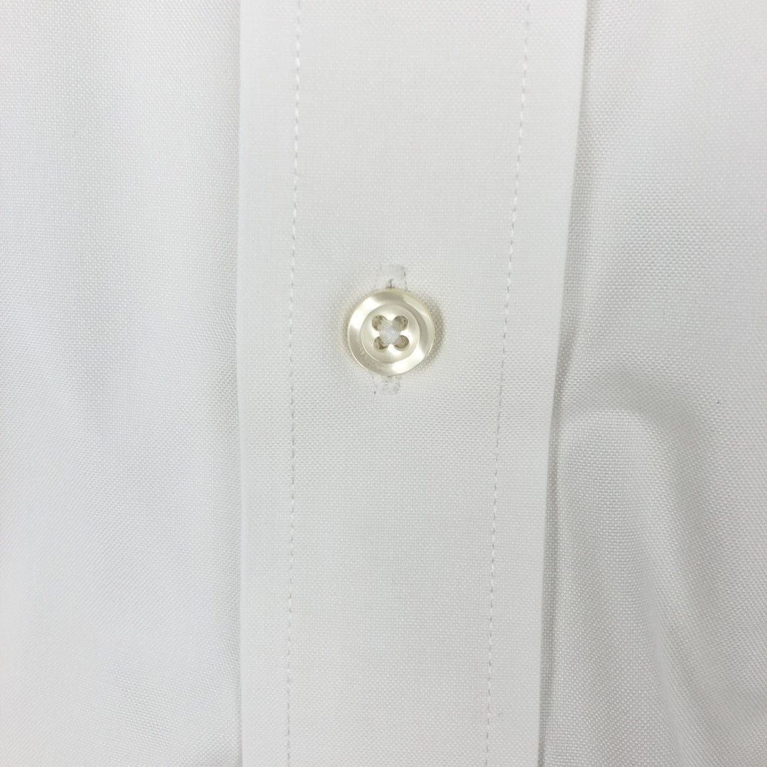 Brooks Brothers Est.1818 CLASSIC long sleeve cotton shirt, men's size L Supima Cotton white type Vintage Second Hand