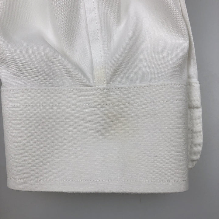 Brooks Brothers Est.1818 CLASSIC long sleeve cotton shirt, men's size L Supima Cotton white type Vintage Second Hand