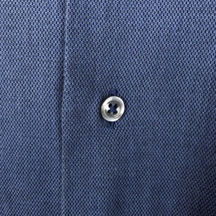 Brooks Brothers Est.1818 MILANO FIT Wide Collar Long Sleeve Cotton Shirt, Men's Size XL (approx.) cotton blue type Vintage Second Hand
