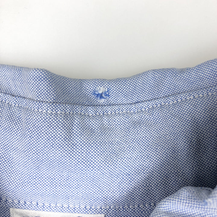Brooks Brothers Est.1818 Sport Shirt, Long Sleeve Button-Down Shirt, Made in USA, Men's Size L (approx.) cotton navy blue type Vintage Second Hand