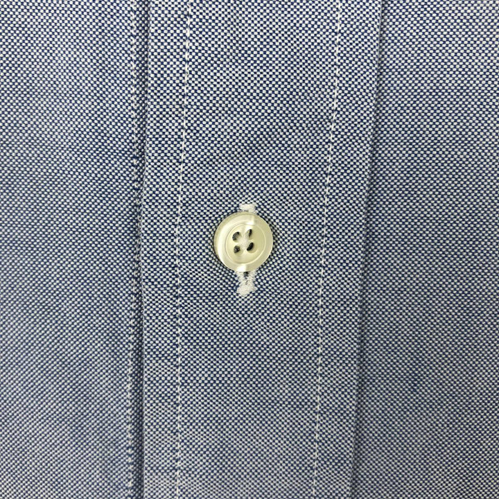 Brooks Brothers Est.1818 Traditional Fit Long-Sleeve Button-Down Shirt, Made in USA, Men's Size L (approx.) Supima Cotton blue type Vintage Second Hand