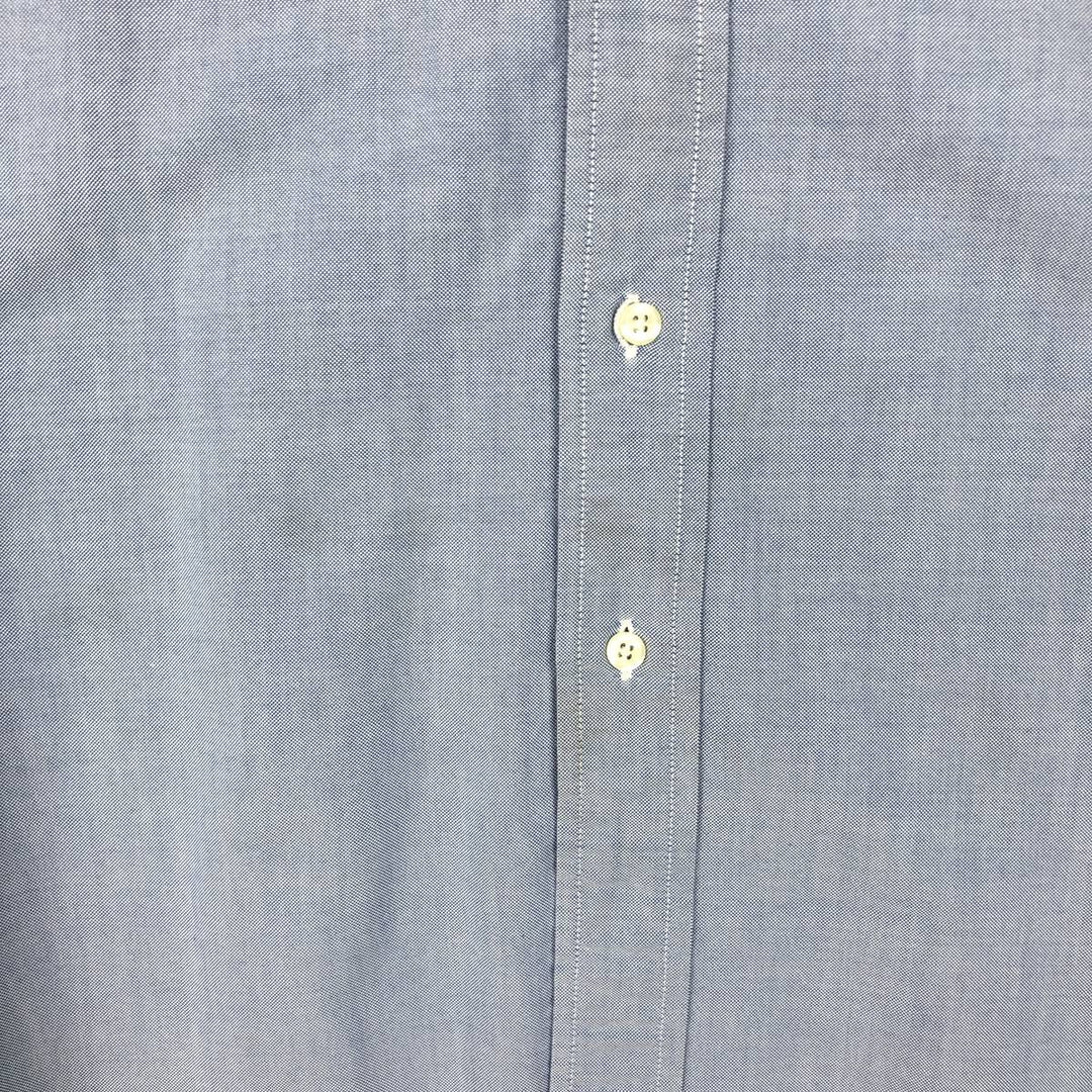 Brooks Brothers Est.1818 Traditional Fit Long-Sleeve Button-Down Shirt, Made in USA, Men's Size L (approx.) Supima Cotton blue type Vintage Second Hand