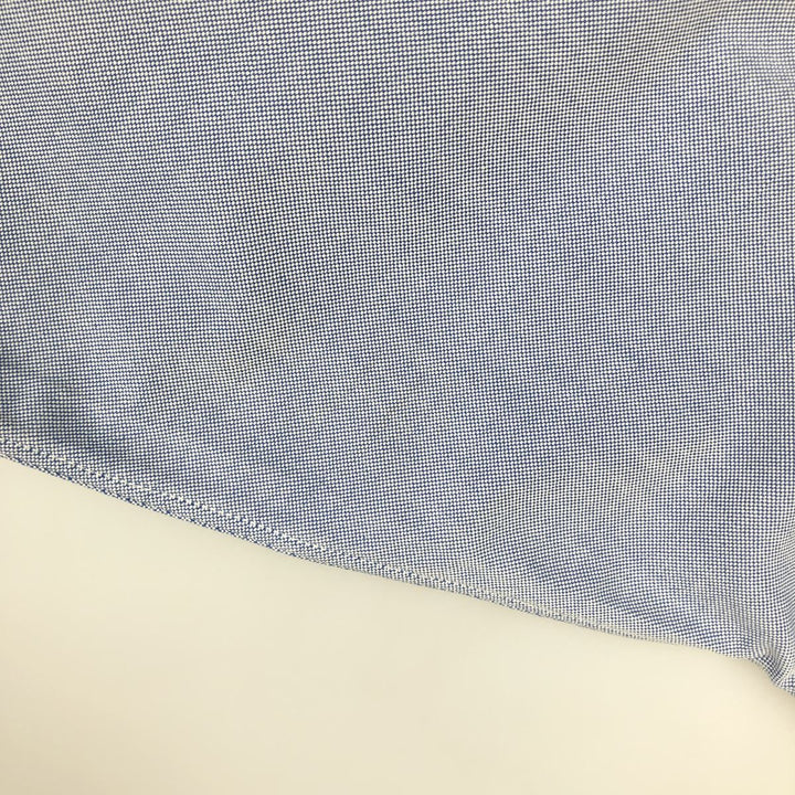Brooks Brothers Est.1818 Traditional Fit Long-Sleeve Button-Down Shirt, Made in USA, Men's Size L (approx.) Supima Cotton blue type Vintage Second Hand