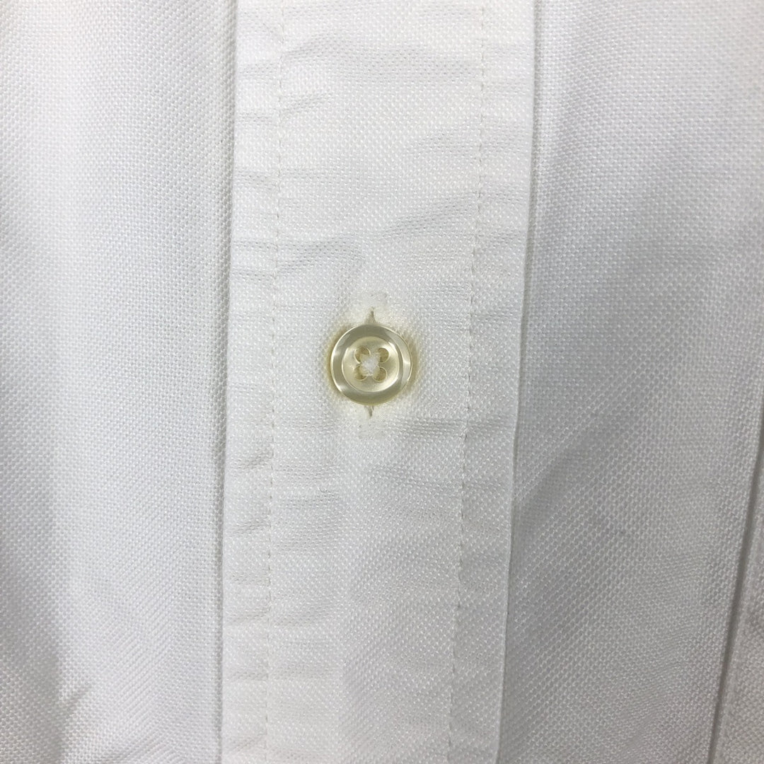 Brooks Brothers Est. 1818 Traditional Fit Long Sleeve Button-Down Shirt, Made in USA, Men's Size XL Supima Cotton white type Vintage Second Hand