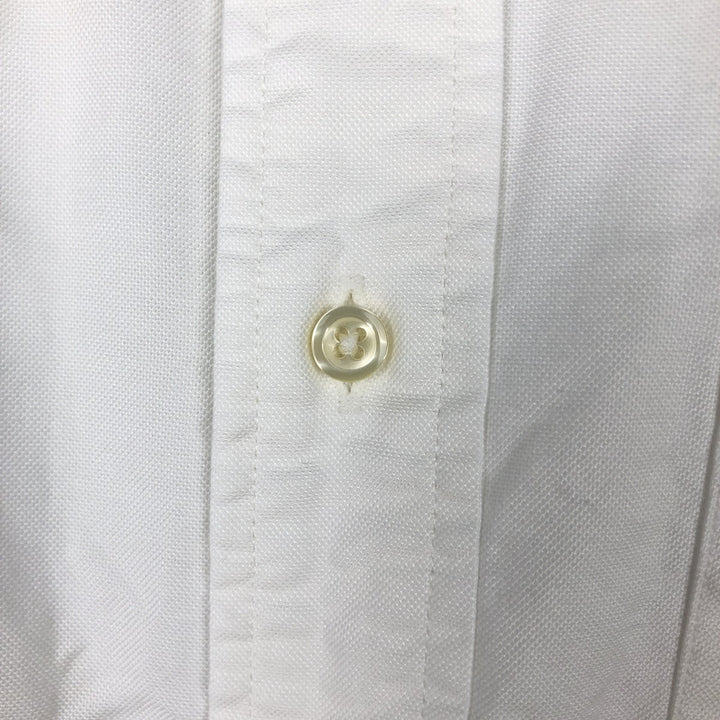 Brooks Brothers Est. 1818 Traditional Fit Long Sleeve Button-Down Shirt, Made in USA, Men's Size XL Supima Cotton white type Vintage Second Hand