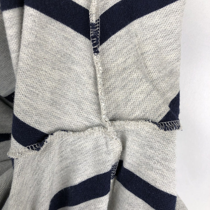 Ralph Lauren POLO by Ralph Lauren Short-Sleeve Striped Polo Shirt, Men's Size L (approx.) cotton gray type Vintage Second Hand
