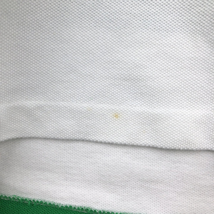 Ralph Lauren POLO by Ralph Lauren short sleeve striped polo shirt, men's XL size cotton green type Vintage Second Hand