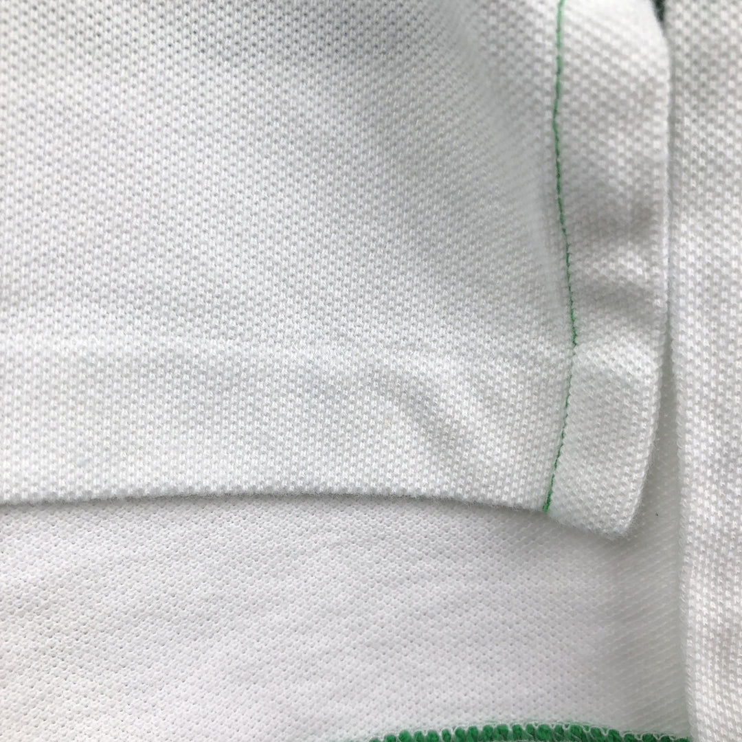 Ralph Lauren POLO by Ralph Lauren short sleeve striped polo shirt, men's XL size cotton green type Vintage Second Hand