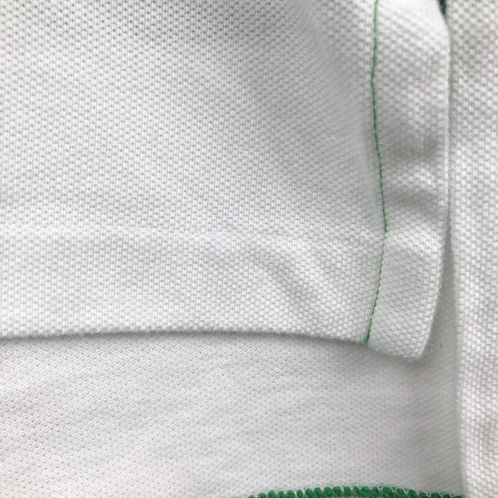 Ralph Lauren POLO by Ralph Lauren short sleeve striped polo shirt, men's XL size cotton green type Vintage Second Hand
