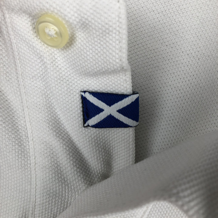 Ralph Lauren POLO RALPH LAUREN CUSTOM FIT Big Pony Short Sleeve Polo Shirt Men's XL cotton white type Vintage Second Hand