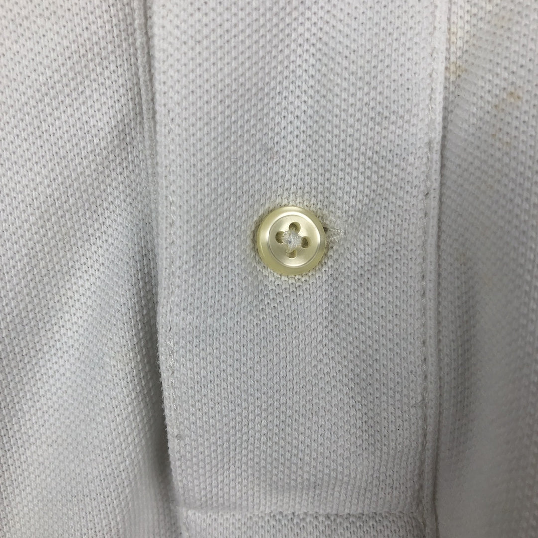 Ralph Lauren POLO RALPH LAUREN CUSTOM FIT Big Pony Short Sleeve Polo Shirt Men's XL cotton white type Vintage Second Hand