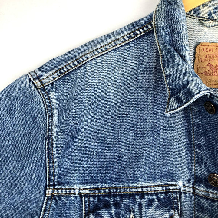 90'S Levi's 70503-0216 Denim Jacket, Men's Size XL, Vintage cotton blue type Vintage Second Hand