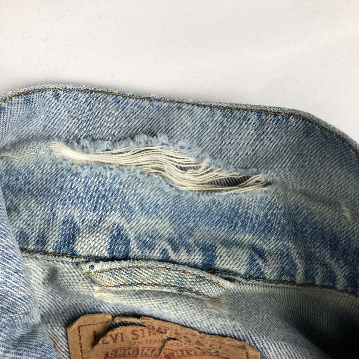 90'S Levi's 70503-0216 denim jacket, denim jacket, men's size L, vintage cotton blue type Vintage Second Hand