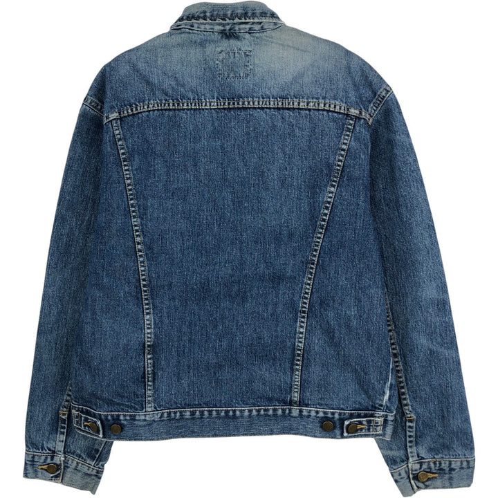 ~90'S Lee Denim Jacket (Men's Size L equivalent) Vintage cotton navy blue type Vintage Second Hand
