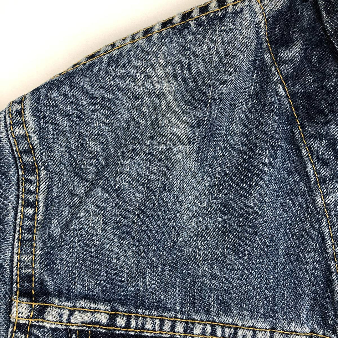 ~90'S Lee Denim Jacket (Men's Size L equivalent) Vintage cotton navy blue type Vintage Second Hand