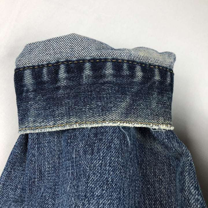 ~90'S Lee Denim Jacket (Men's Size L equivalent) Vintage cotton navy blue type Vintage Second Hand