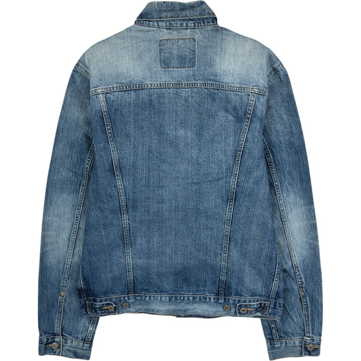 Levi's plain denim jacket with logo patch, made in China, size M (equivalent to men's M), lightweight, long sleeves. unclear Blue type light blue Vintage Second Hand