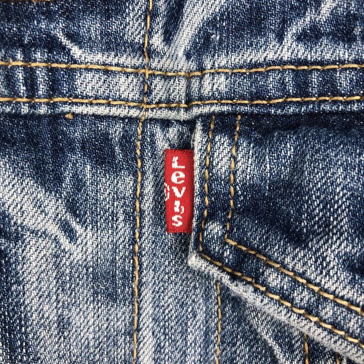 Levi's plain denim jacket with logo patch, made in China, size M (equivalent to men's M), lightweight, long sleeves. unclear Blue type light blue Vintage Second Hand