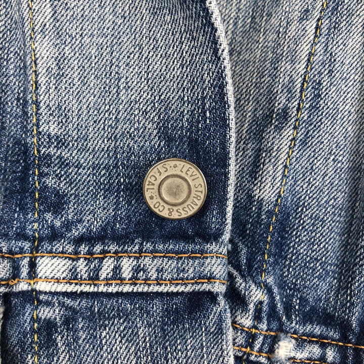 Levi's 72530 0050 Euro Model Denim Jacket (Men's Size M) cotton blue type Vintage Second Hand