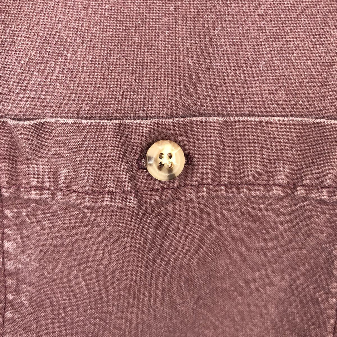 Carhartt Long Sleeve Button Down Work Shirt Men's XL unclear brown type Vintage Second Hand