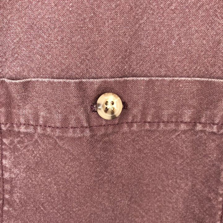Carhartt Long Sleeve Button Down Work Shirt Men's XL unclear brown type Vintage Second Hand