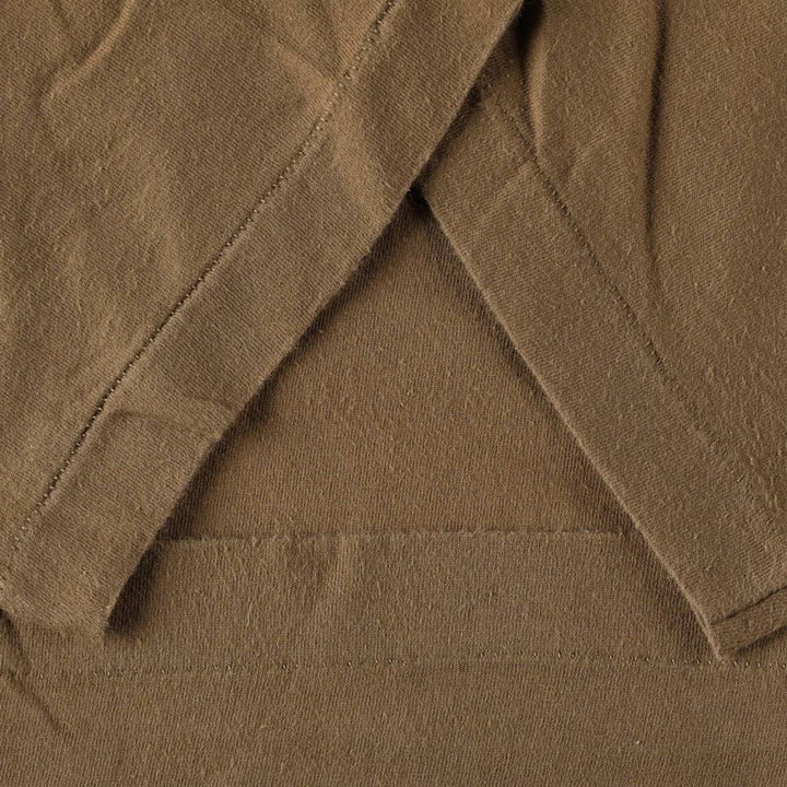 90'S Fruit of the Loom plain T-shirt, made in the USA, men's size L, vintage cotton brown type Vintage Second Hand