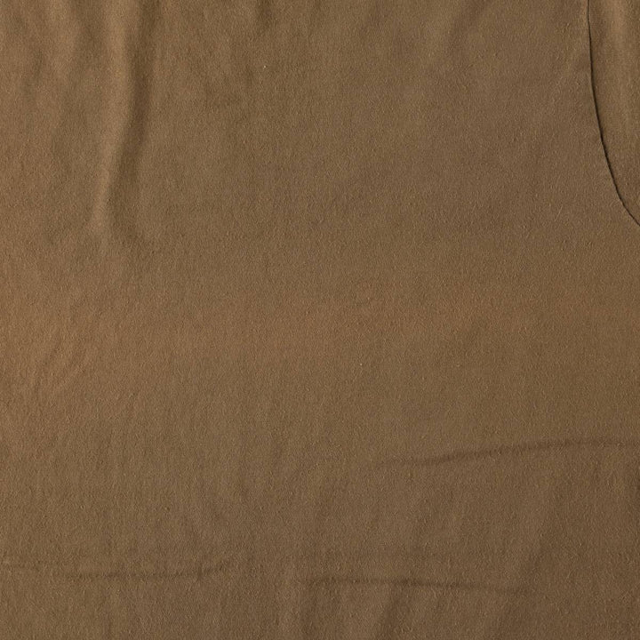90'S Fruit of the Loom plain T-shirt, made in the USA, men's size L, vintage cotton brown type Vintage Second Hand