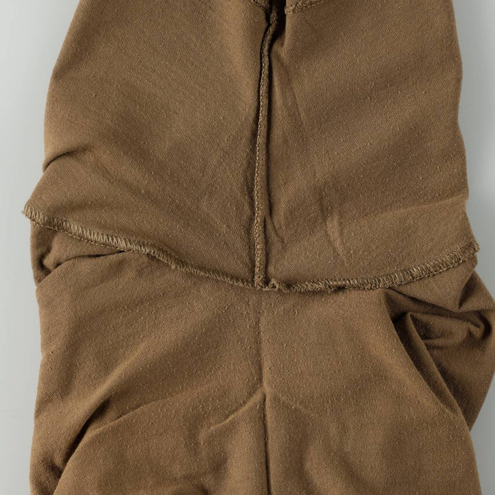 90'S Fruit of the Loom plain T-shirt, made in the USA, men's size L, vintage cotton brown type Vintage Second Hand