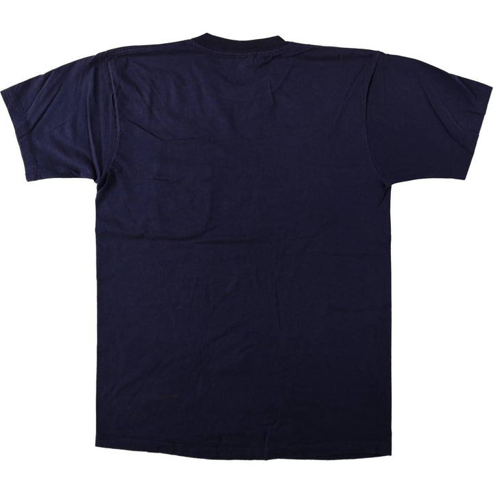 90'S Town Craft Plain Pocket T-Shirt, Made in USA, Men's XL equivalent, Vintage cotton navy blue type Vintage Second Hand