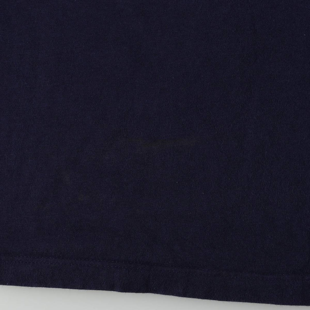 90'S Town Craft Plain Pocket T-Shirt, Made in USA, Men's XL equivalent, Vintage cotton navy blue type Vintage Second Hand