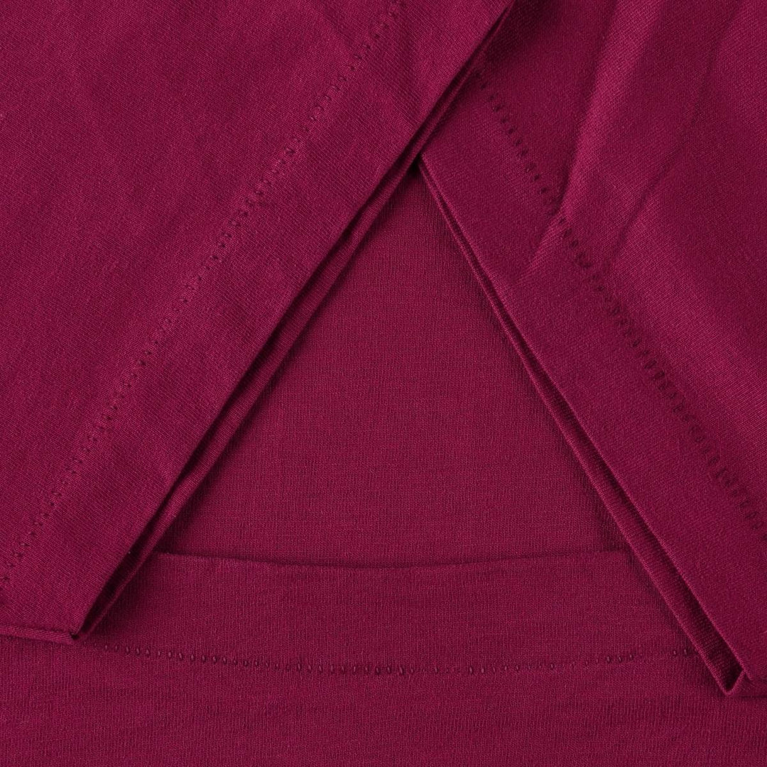 90'S BVD Plain Pocket T-Shirt Made in USA Men's XL Vintage cotton wine-red Vintage Second Hand