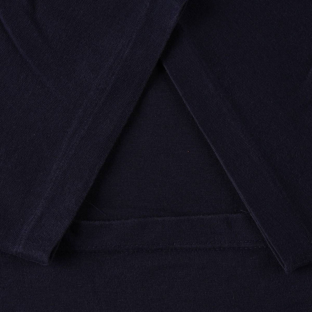 90'S Town Craft Plain Pocket T-Shirt, Made in USA, Men's XL equivalent, Vintage cotton navy blue type Vintage Second Hand