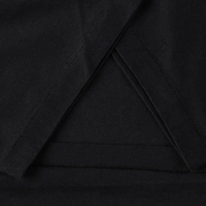 1980'S Hanes Fifty-Fifty Blue Tag Plain Pocket T-Shirt, Made in USA, Men's XL equivalent, Vintage cotton black type Vintage Second Hand