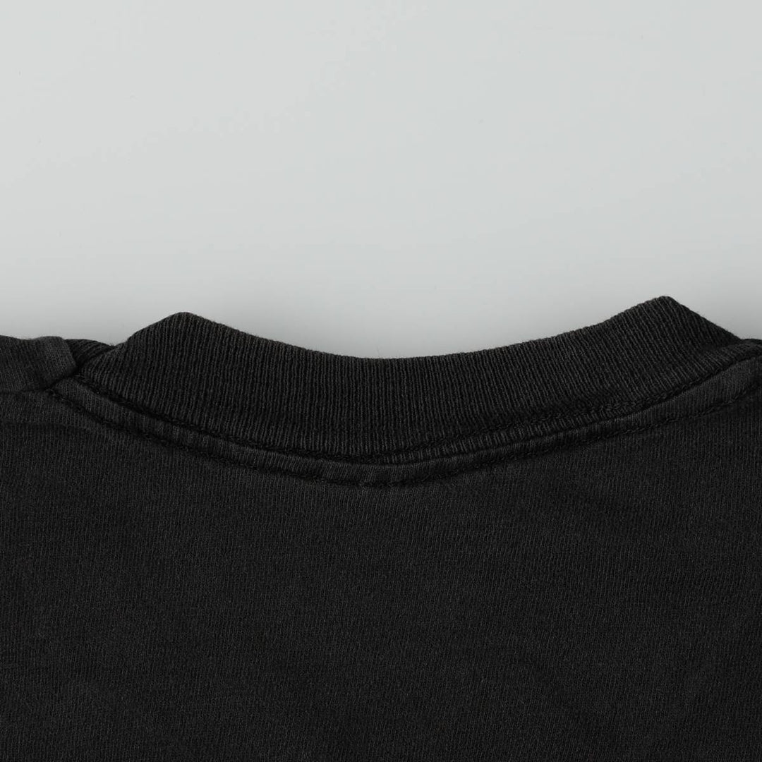 Vintage 80s-90'S Fruit of the Loom plain pocket T-shirt, men's size L unclear black type Vintage Second Hand