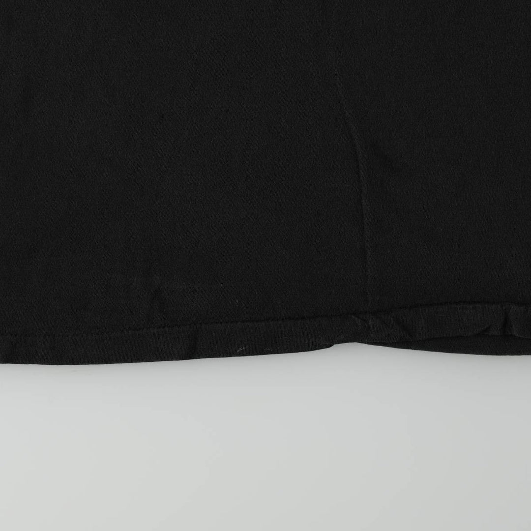 Vintage 80s-90'S Fruit of the Loom plain pocket T-shirt, men's size L unclear black type Vintage Second Hand