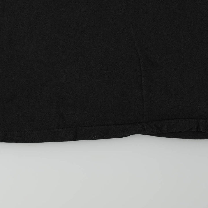 Vintage 80s-90'S Fruit of the Loom plain pocket T-shirt, men's size L unclear black type Vintage Second Hand